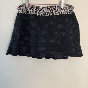 Lululemon Athletica Black and White Skort 10